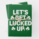 Search for luck gift wrap Patricks