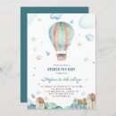 Search for vintage hot air balloon invitations Watercolor