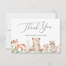 Search for woodland animals cards Floral