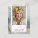 Search for memorial business cards In loving memory