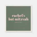 Search for bat mitzvah napkins Unique