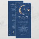 Search for navy and gold wedding programs Moon