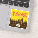 Search for vintage chicago stickers Chi town
