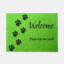 Search for dog paw print doormats Cat