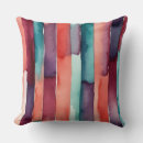 Search for teal and peach cushions Watercolor