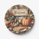 Search for thanksgiving paper plates Leaves