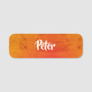 Search for orange name tags Minimalist