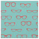 Search for red and teal fabric Retro