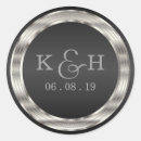 Search for silver metallic wedding stickers Anniversary