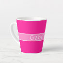 Search for hot pink monogram mugs Simple