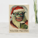 Search for spooky christmas cards Santa