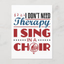 Search for choir singer postcards Singing