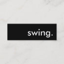 Search for swing business cards Dancing