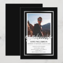 Search for silver graduation invitations Classy