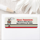 Search for robot cartoon return address labels Fun
