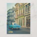 Search for vintage car postcards Cuba