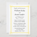 Search for yellow scroll invitations Simple
