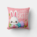 Search for happy easter cushions Rabbit