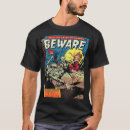 Search for vintage horror comic tshirts Zombie