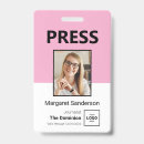 Search for press id badges Backstage pass
