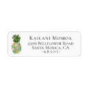 Search for pineapples return address labels Girly