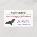Search for vampire business cards Bat