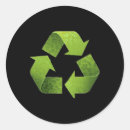 Search for recycle symbol stickers Earth