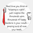 Search for funny dental stickers Hygiene