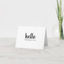 Search for hello note cards Typography