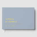 Search for dusty blue guest books Gold