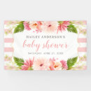 Search for baby girl shower banners Flowers