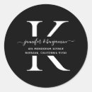 Search for black round return address stickers Elegant