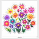 Search for bright flower stickers Leaves