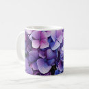 Search for watercolor hydrangea mugs Lavender
