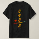 Search for 6 4 3 2 baseball tshirts Math