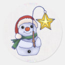 Search for cute cartoon snowman stickers Season
