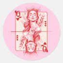 Search for queen of hearts stickers Red
