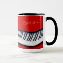 Search for music lovers mugs Keyboard