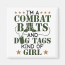 Search for dog tag magnets Military
