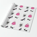 Search for shoe design wrapping paper Watercolor