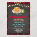 Search for pajama seasonal invitations Lumberjack