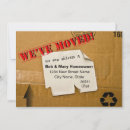 Search for cardboard box invitations Move