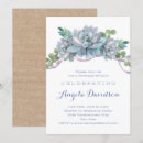 Search for burlap birthday invitations Watercolor