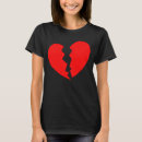 Search for broken heart tshirts Hearted