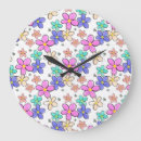 Search for bright colours clocks Pattern
