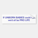 Search for life bumper stickers baby