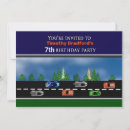 Search for race track invitations Celebration
