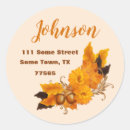 Search for thanksgiving address stickers Fall