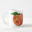 Search for funny peach mugs Fruit