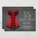 Search for red lingerie shower invitations Ooh la la